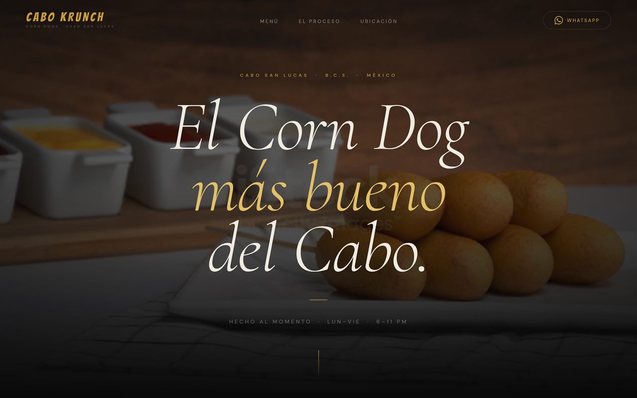 Cabo Krunch restaurant website